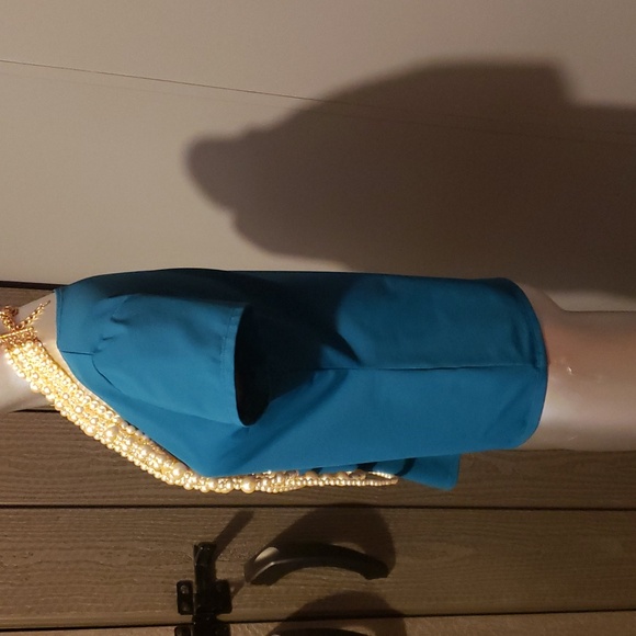 Kim Roger's Lady's ScoopNeck Tee Shirt In Teal/Blue/Green *Lovely - Picture 2 of 6